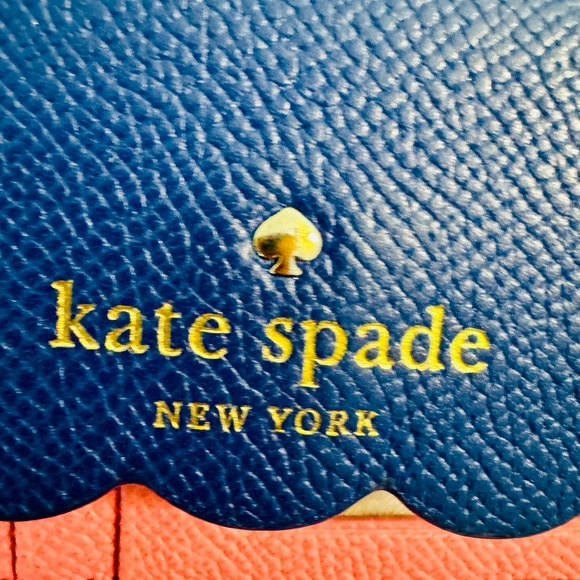 Kate Spade Royal Blue Wallet with Gold Accents - Picture 5 of 7